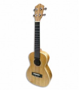 Ukelele Makawao UK 26C Concierto Koa Zebra con Funda Acolchada