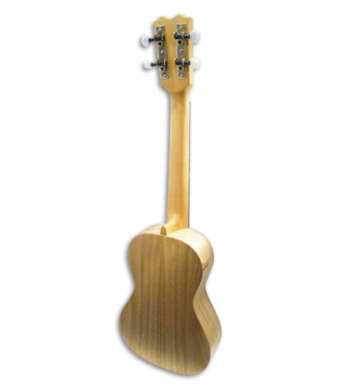Back of ukulele APC CS103 Concert Ray Soundhole