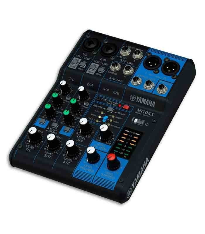Mesa de Mezclas Yamaha MG06X 6 Canales con Efectos