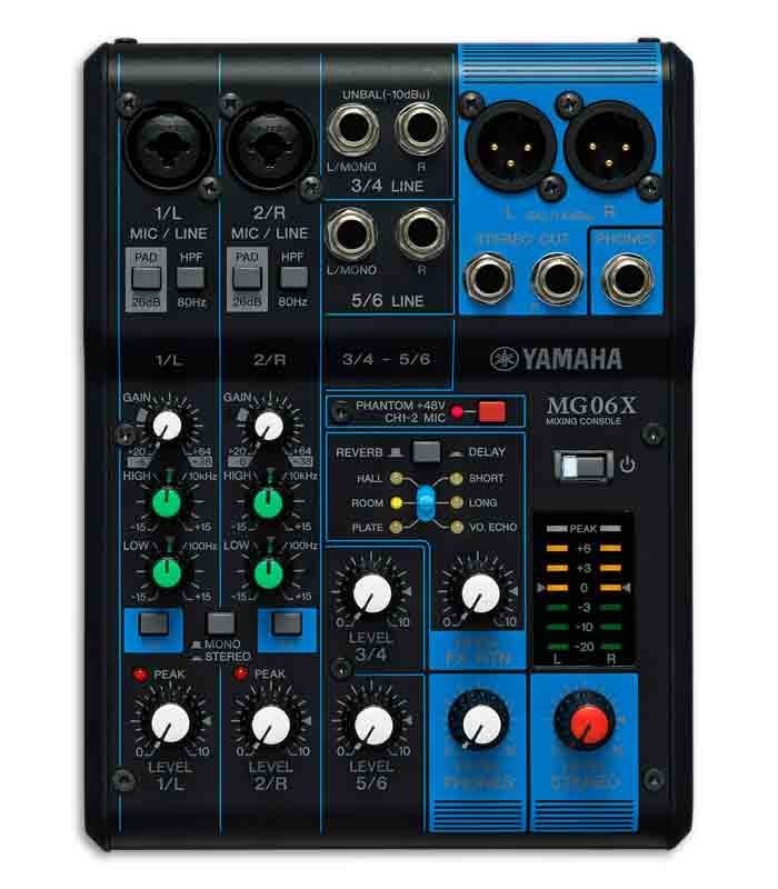 Yamaha Mixing Console MG06X 6 Channels with Effects