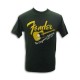 Fender T Shirt Green Original Tele Size L