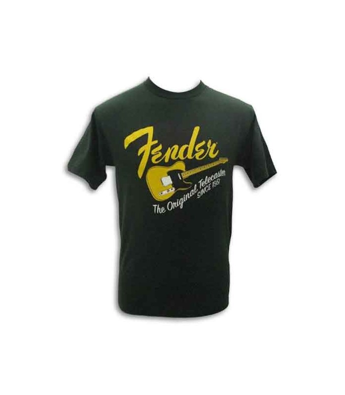 Fender T Shirt Green Original Tele Size L