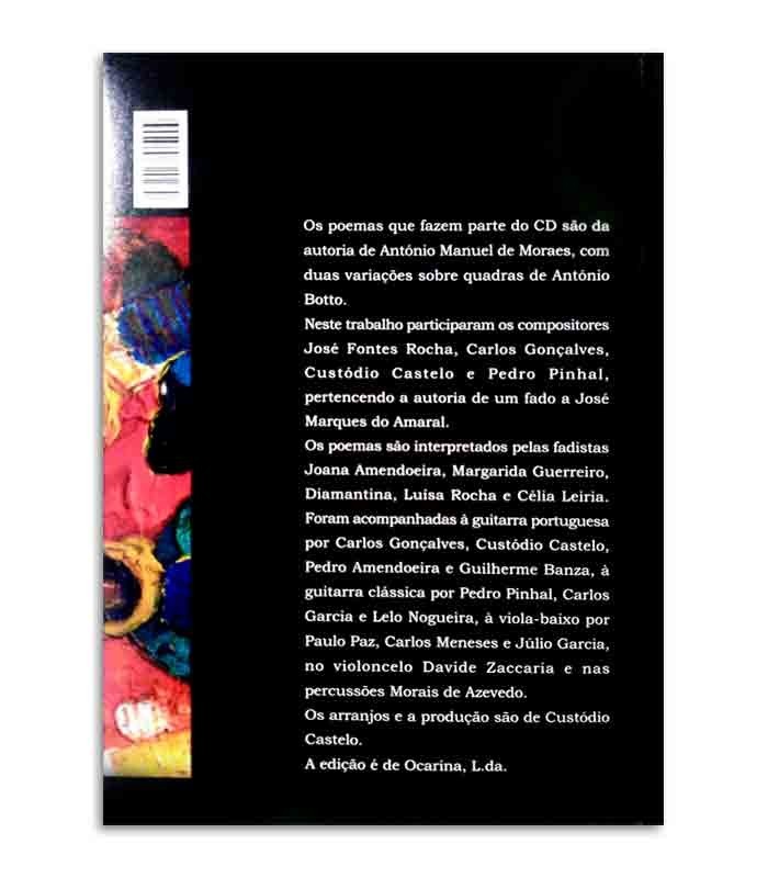 Livro SML Fadário de António Manuel de Moraes com CD