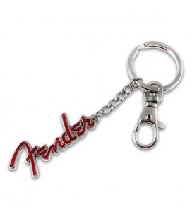 Porta Chaves Fender Logo Vermelho