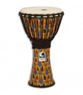 Djembe Toca Percussion SFDJ 10K Freestyle Rope Tuned Kente Cloth