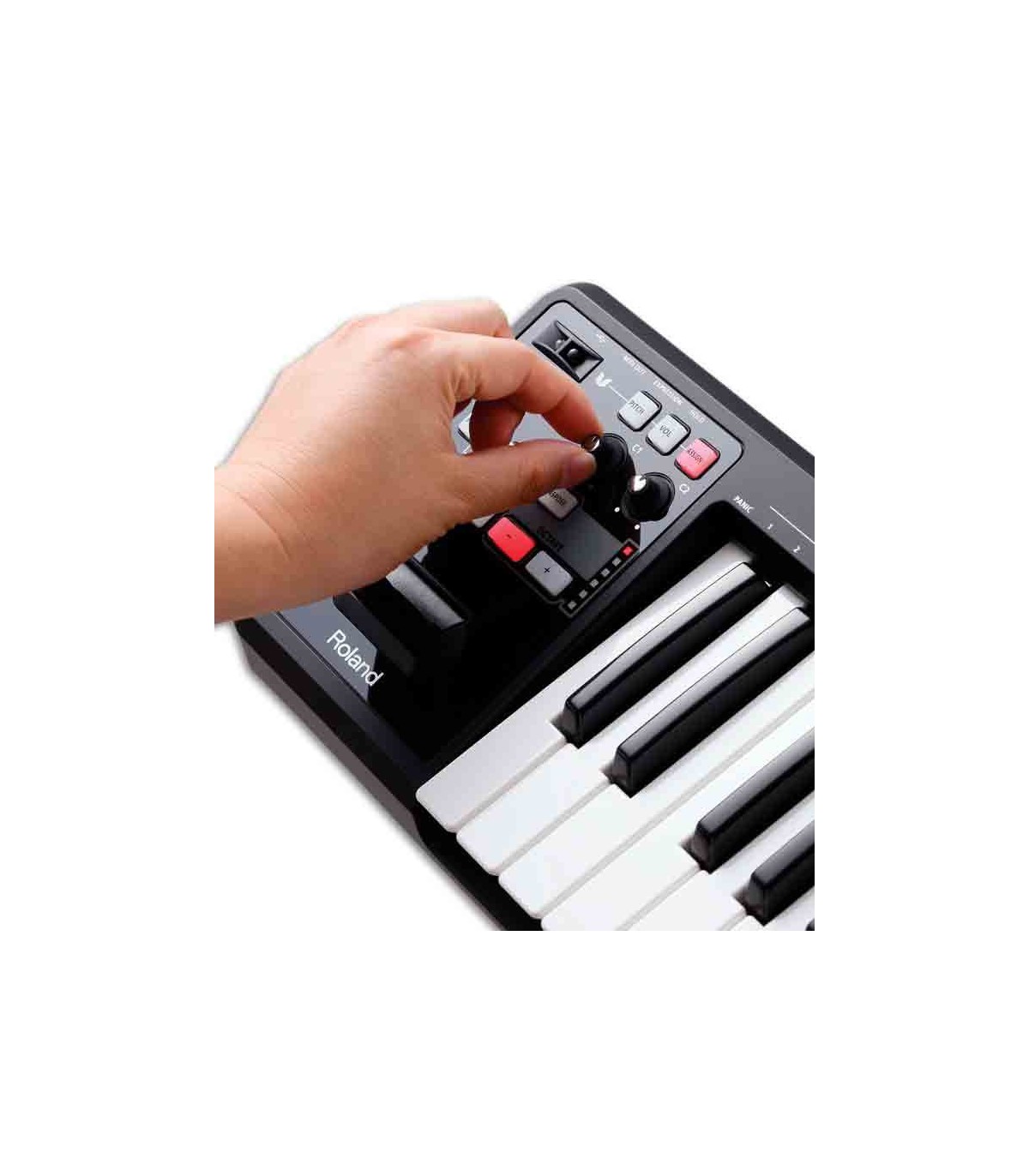 Teclado Controlador MIDI Roland A-49 (negro) – Music Hall