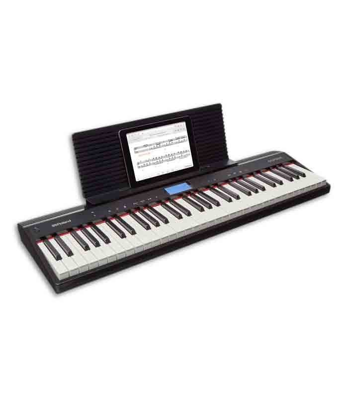 Teclado Roland Go Piano 61 Teclas Preto
