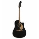 Guitarra Eletroacústica Fender California Redondo Player Jetty Black JTB