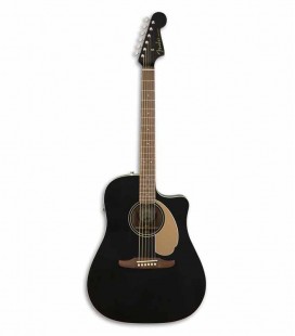 Guitarra Eletroacústica Fender Redondo Player Jetty Black JTB