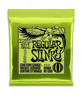 String Set Ernie Ball 2221 010 to 046 for Electric Guitar
