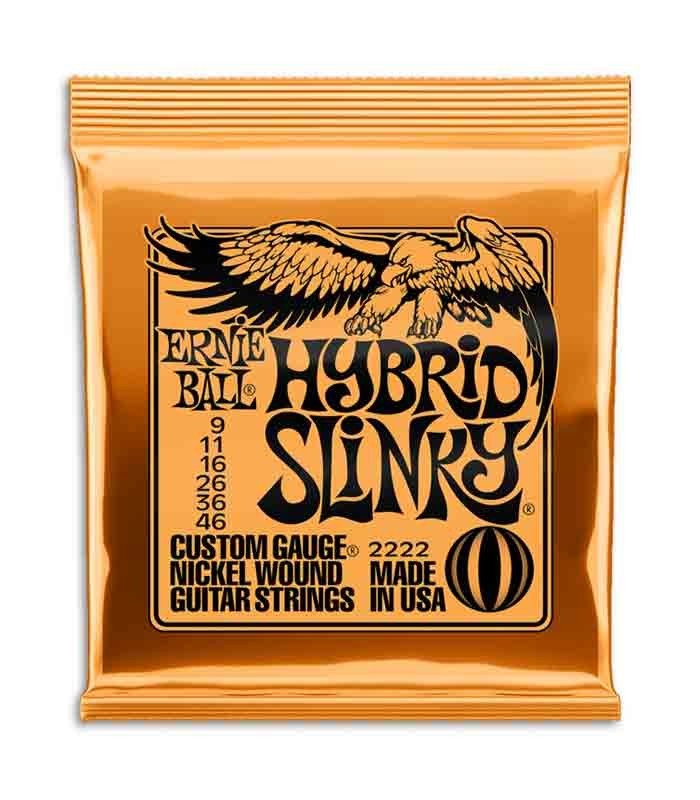 Ernie Ball Electric Guitar String Set 2222 009 to 046