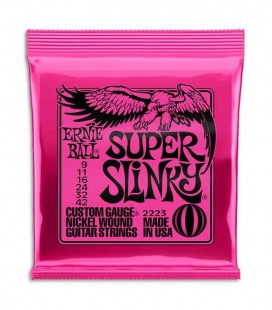 String Set Ernie Ball 2223 009 to 042 for Electric Guitar