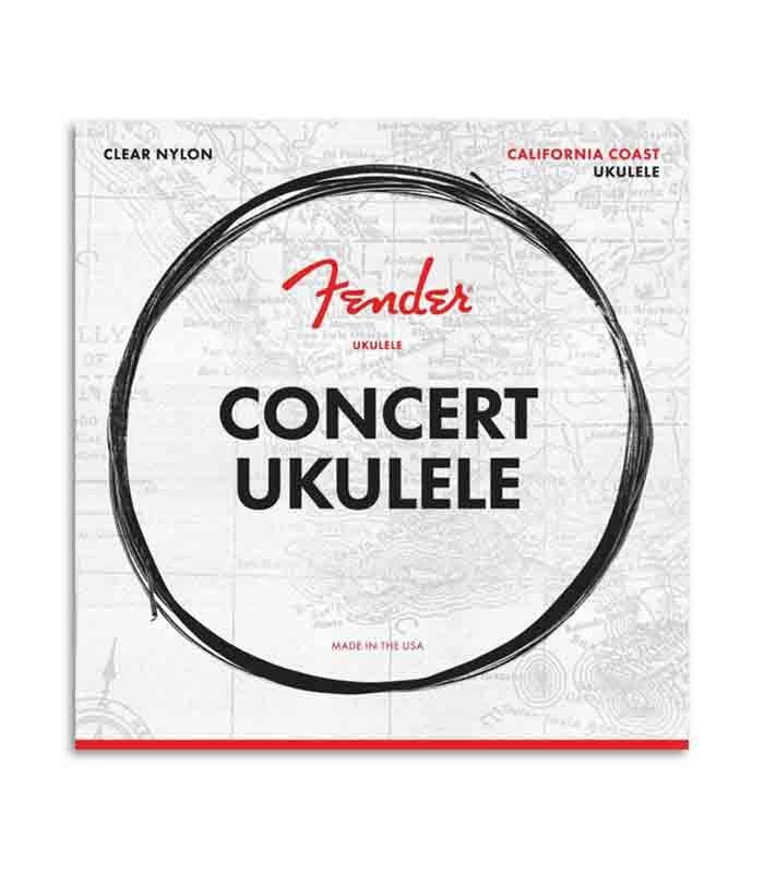 Jogo de Cordas Fender para Ukulele Concerto