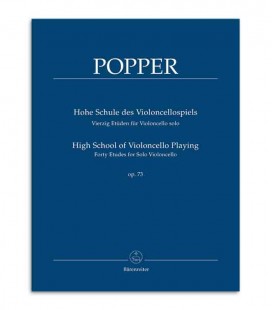 Livro Popper Estudos para Violoncelo OP73 BA6978