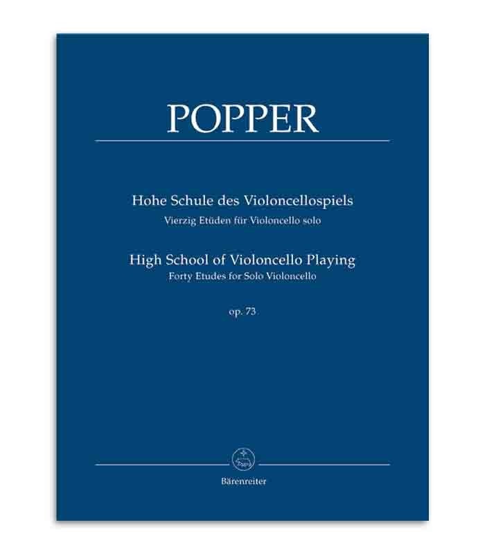 Libro Popper Estudios para Violonchelo OP73 BA6978