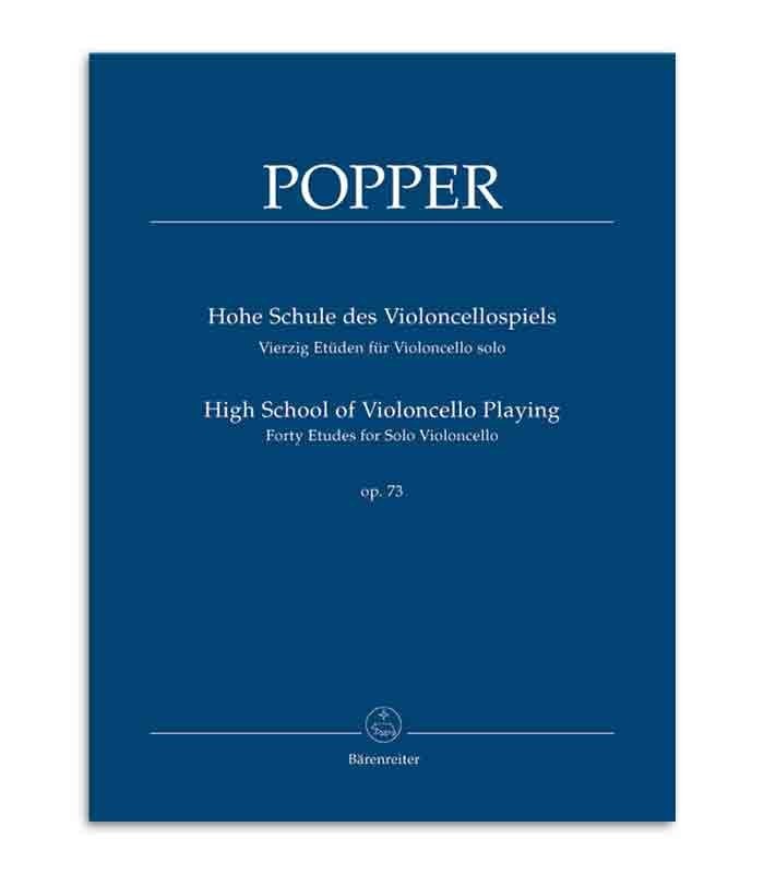 Livro Popper Estudos para Violoncelo OP73 BA6978