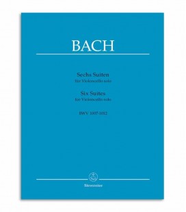 Portada del libro Bach 6 Suítes para Violonchelo