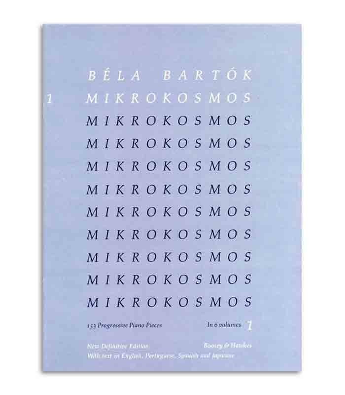 Livro Béla Bartók Mikrokosmos Vol 1 BOH21080
