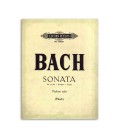 Bach Sonata nº 3 C Major para Violino Edition Peters