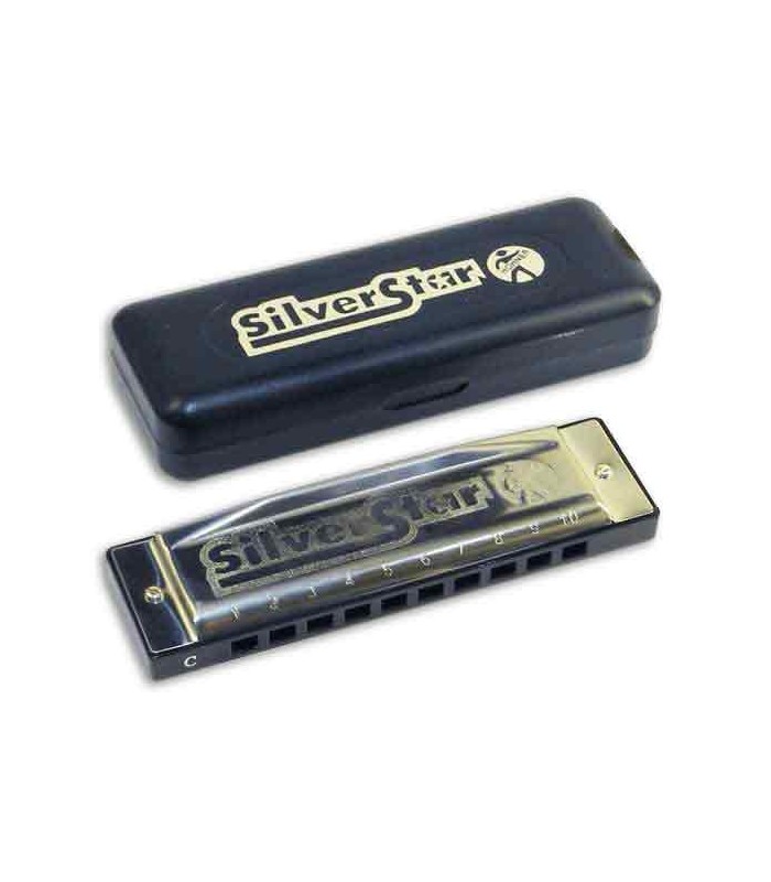 Hohner Silver Star em Dó 504 20 C Harmónica Salão Musical