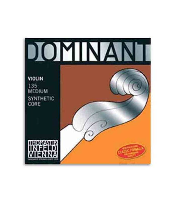Embalage del juego de cuerdas para violino Thomastik Dominant 135