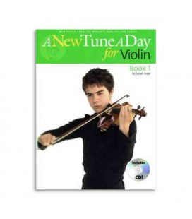 Livro Music Sales BM11396 A New Tune a Day for Violin Book 1 CD