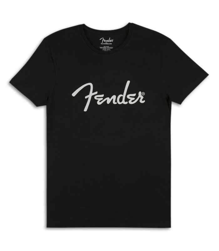 Camiseta Fender Negra Fender Logo Size XL
