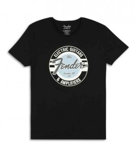 Fender T Shirt Black G and A Logo Size XL