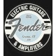 Fender T Shirt Black G and A Logo Size XL