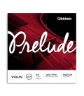 Embalage del juego de cuerdas d'Addario J810