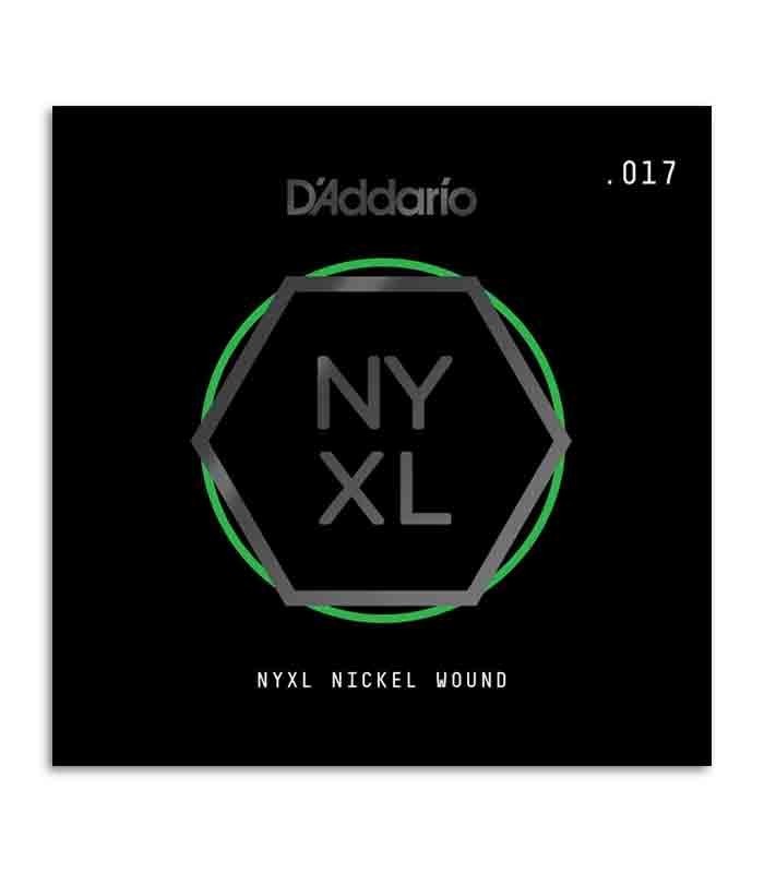 Daddário Electric Guitar Individual Wound String NYNW017 017