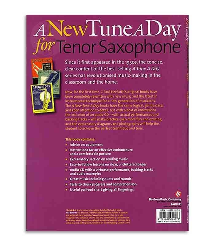 Music Sales Book A New Tune A Day Tenor Sax Book CD BM11891