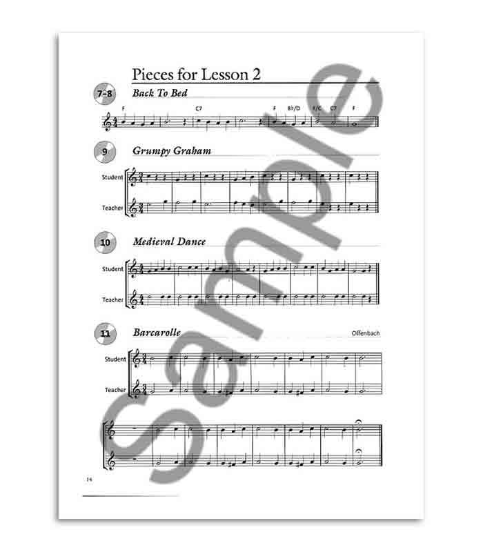 Livro Music Sales A New Tune A Day Tenor Sax Book CD BM11891