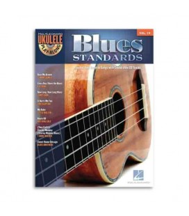 Libro Music Sales HL00703087 Ukulele Play Along Blues Standards Volumen 19