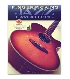 Libro Music Sales Fingerpicking Jazz 15 Songs HL00699844