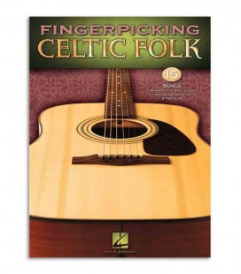 Contracapa do livro Fingerpicking Celtic Folk 15 Songs