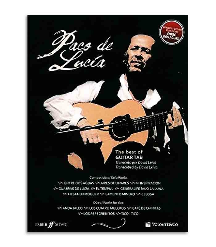 Libro Paco de Lucía The Best Of Guitar Tab MB607