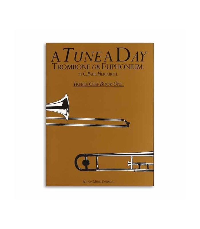 Portada del libro A Tune A Day for Trombone