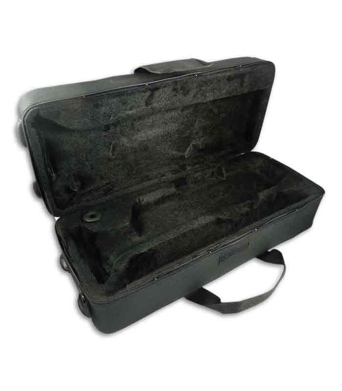 Estuche de la Trompeta John Packer JP501 abierto