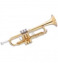 Trompete John Packer JP351SWLT Si Bemol Dourado com Estojo