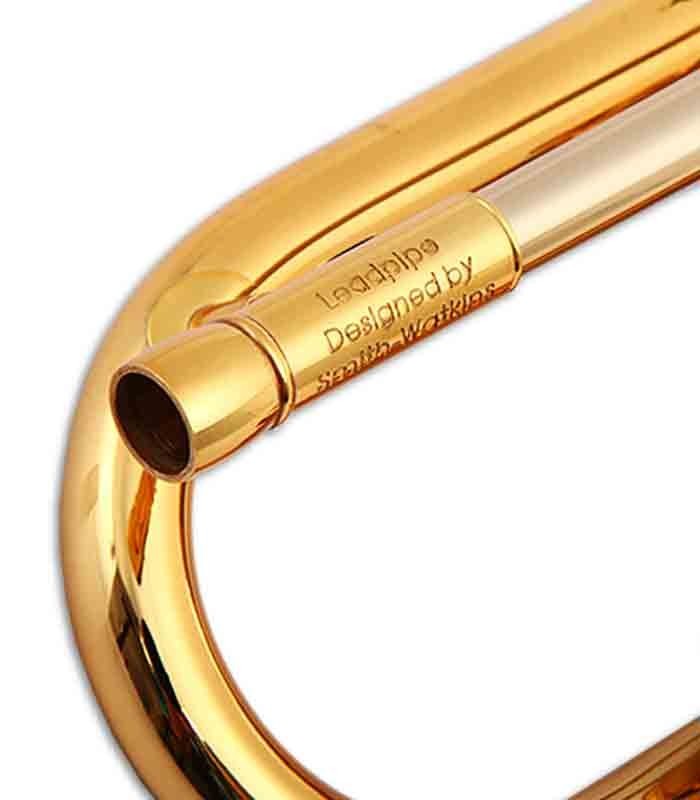 Foto detalle de las tuberías de la Trompeta John Packer JP251SW