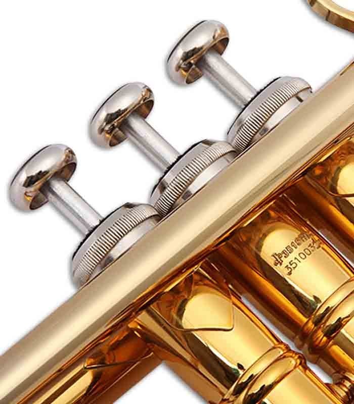Photo detail of the John Packer Trumpet JP251SW pistons