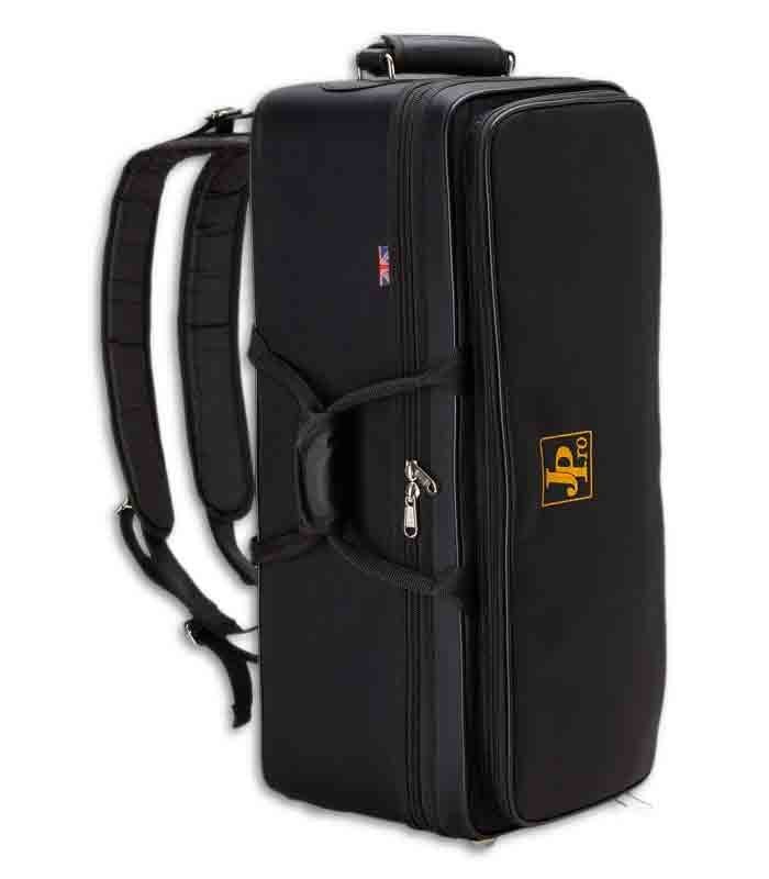 Foto del estuche con correas de la Trompeta John Packer JP251SW