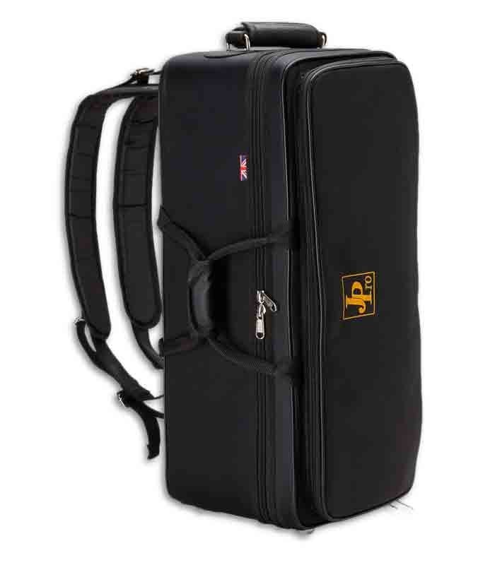 Foto del estuche con correas de la Trompeta John Packer JP251SW