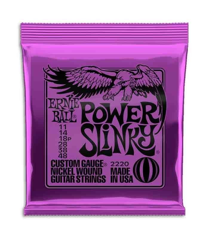 Embalage del juego de cuerdas Ernie Ball 2220