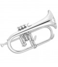 John Packer Flugelhorn JP175S B Flat Silver Plated with Case