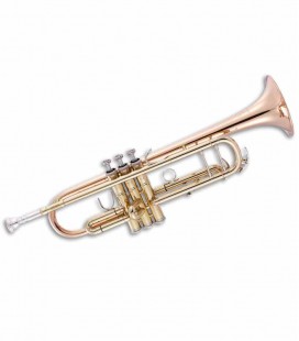 Trompeta John Packer JP251RSW Si Bemol Dorada y Cobre Rosa con Estuche