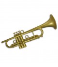 Trompete John Packer JP by Taylor Si Bemol Dourado com Estojo