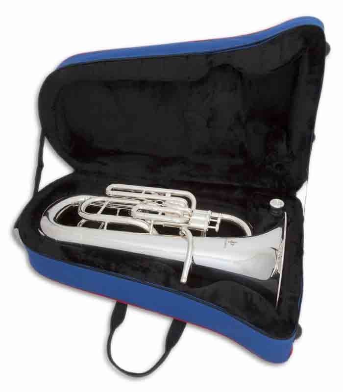 Photo of the John Packer Euphonium JP174S inside the case