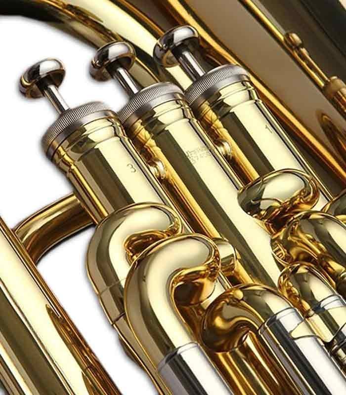 Photo detail of the John Packer Euphonium JP374L pistons